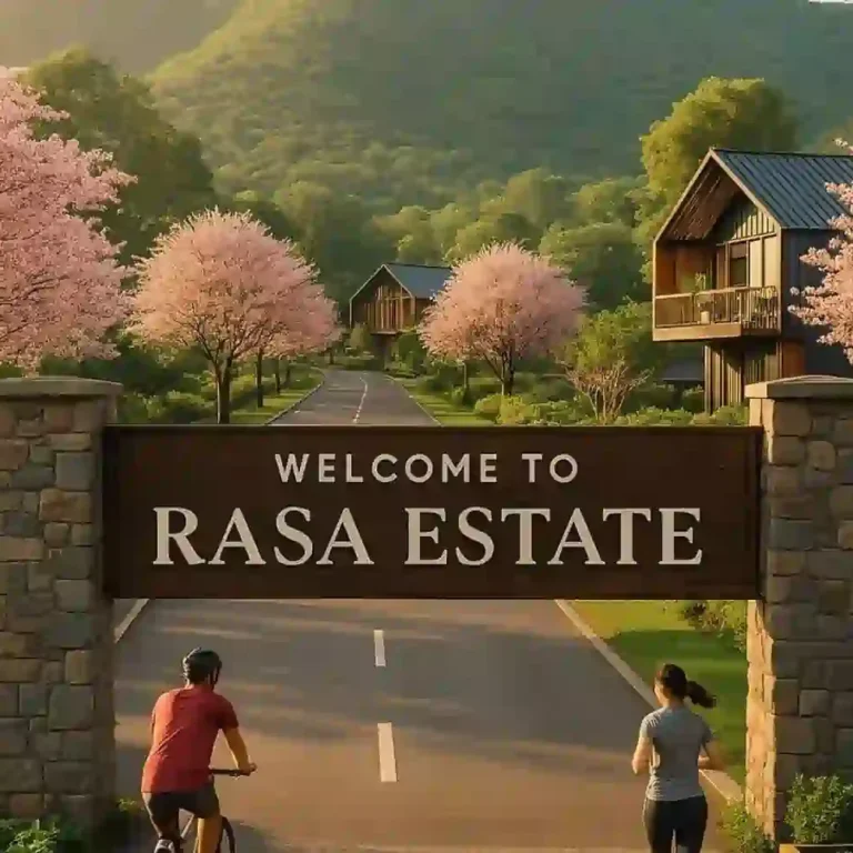 Green farmhouse plots at RASA Estate Farms Naugaon