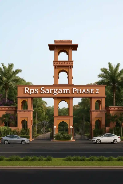 Gated entry of RPS Sargam Phase 2 Naugaon Alwar