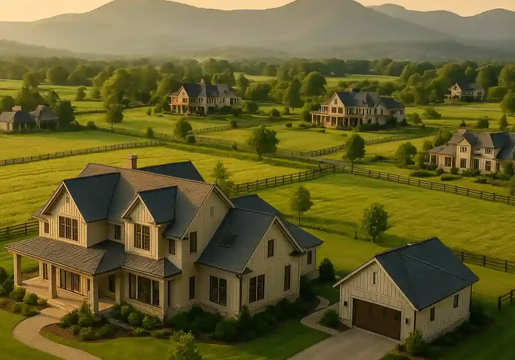 Gated entrance of RASA Estate Farms Naugaon