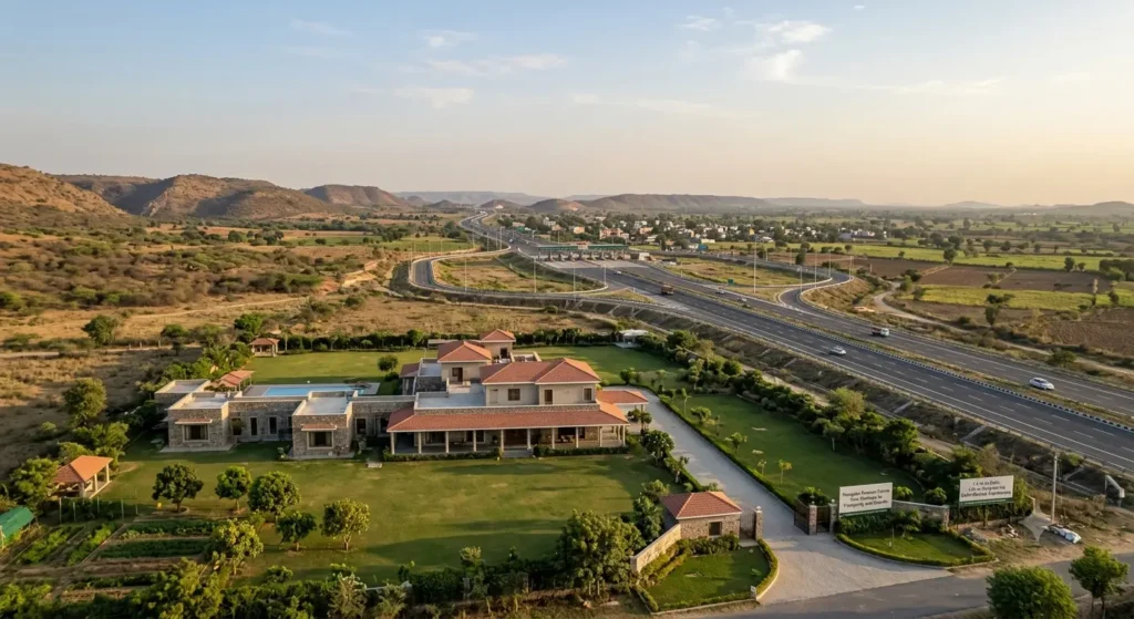 The Delhi-Mumbai Expressway Effect: How Naugaon is Becoming NCR’s Premier Farmhouse Destination