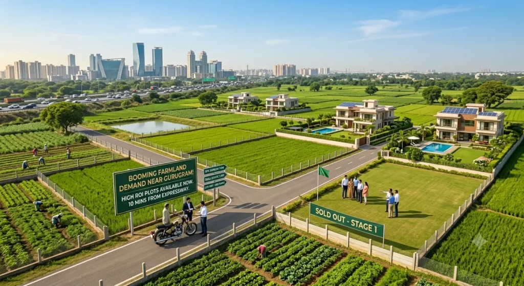 Farmland demand near Gurgaon