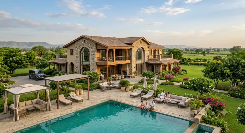 luxury farmhouse near delhi ncr