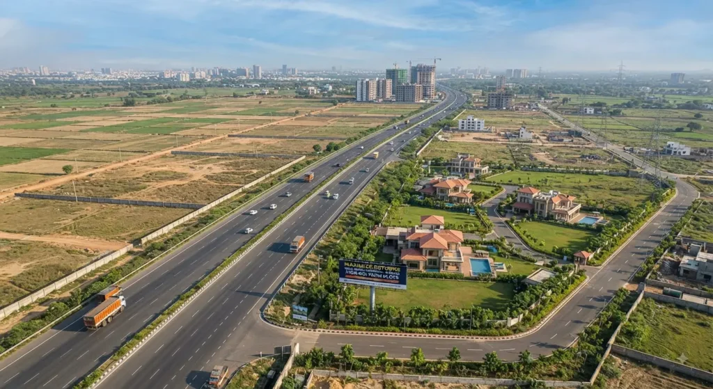 Land banking Delhi Mumbai expressway