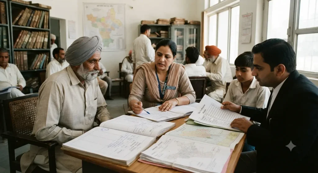 Jamabandi, Khasra, Mutation, Registry and title verification
